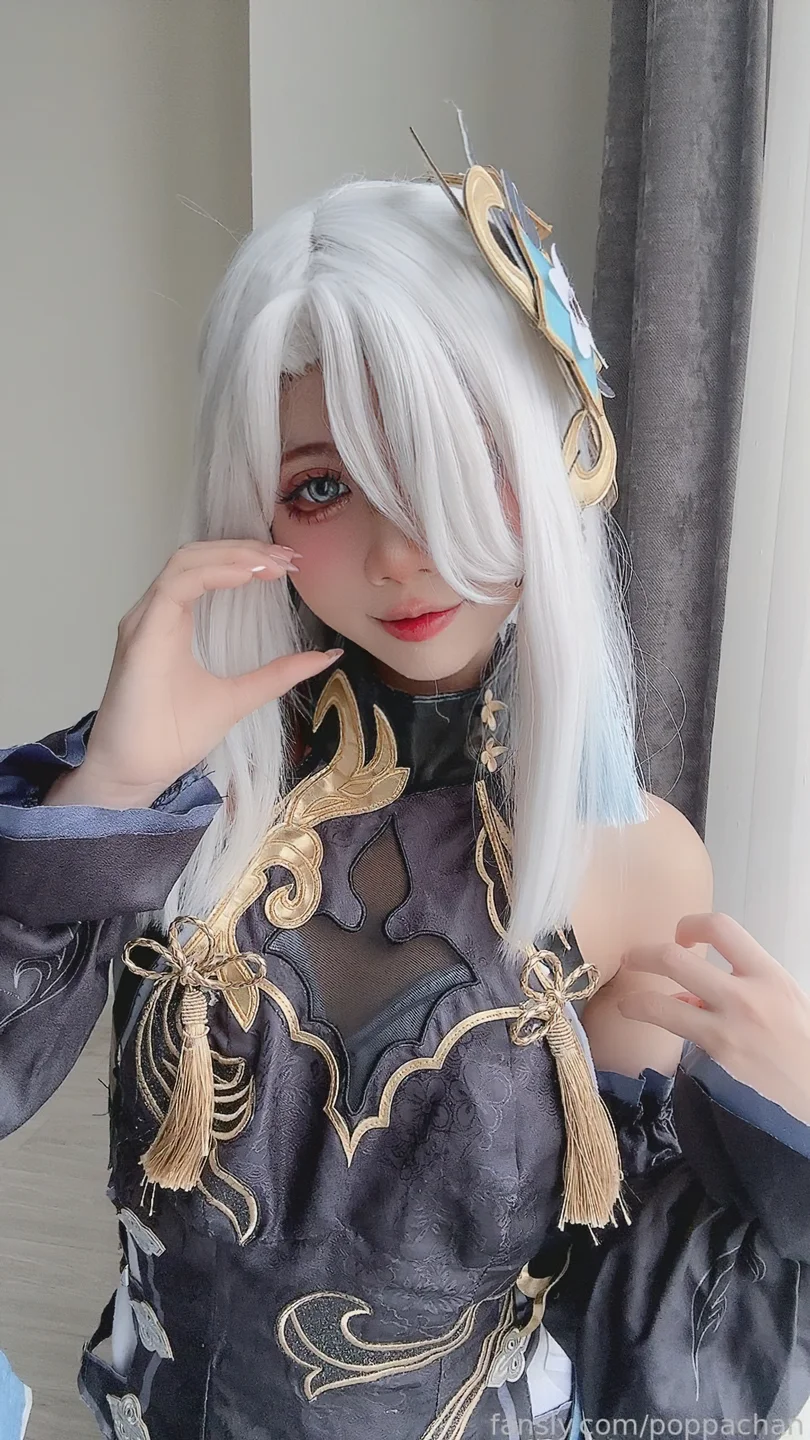 PoppaChan - Shenhe [28P-298MB] tg@simisebaisi 【丝足阁】004.webp